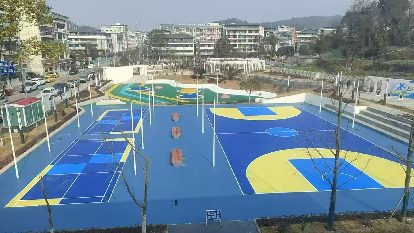 钦州市epdm颗粒硅pu球场 - 方案